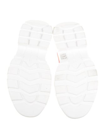 Alexander McQueen Canvas Colorblock Pattern Sneakers