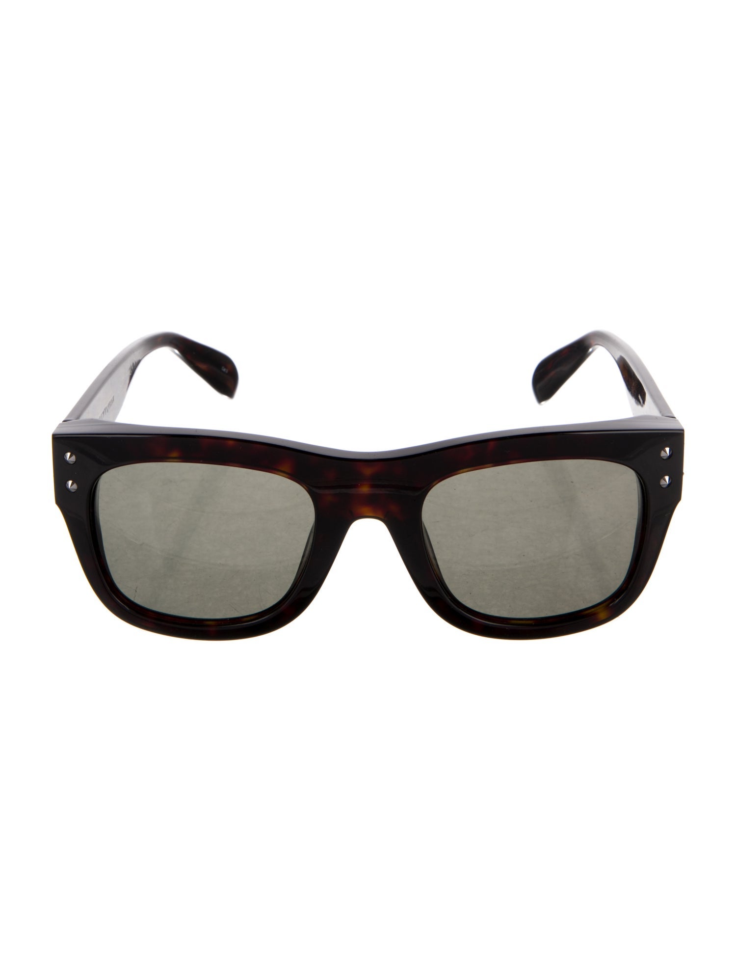 Alexander McQueen Wayfarer Tinted Sunglasses