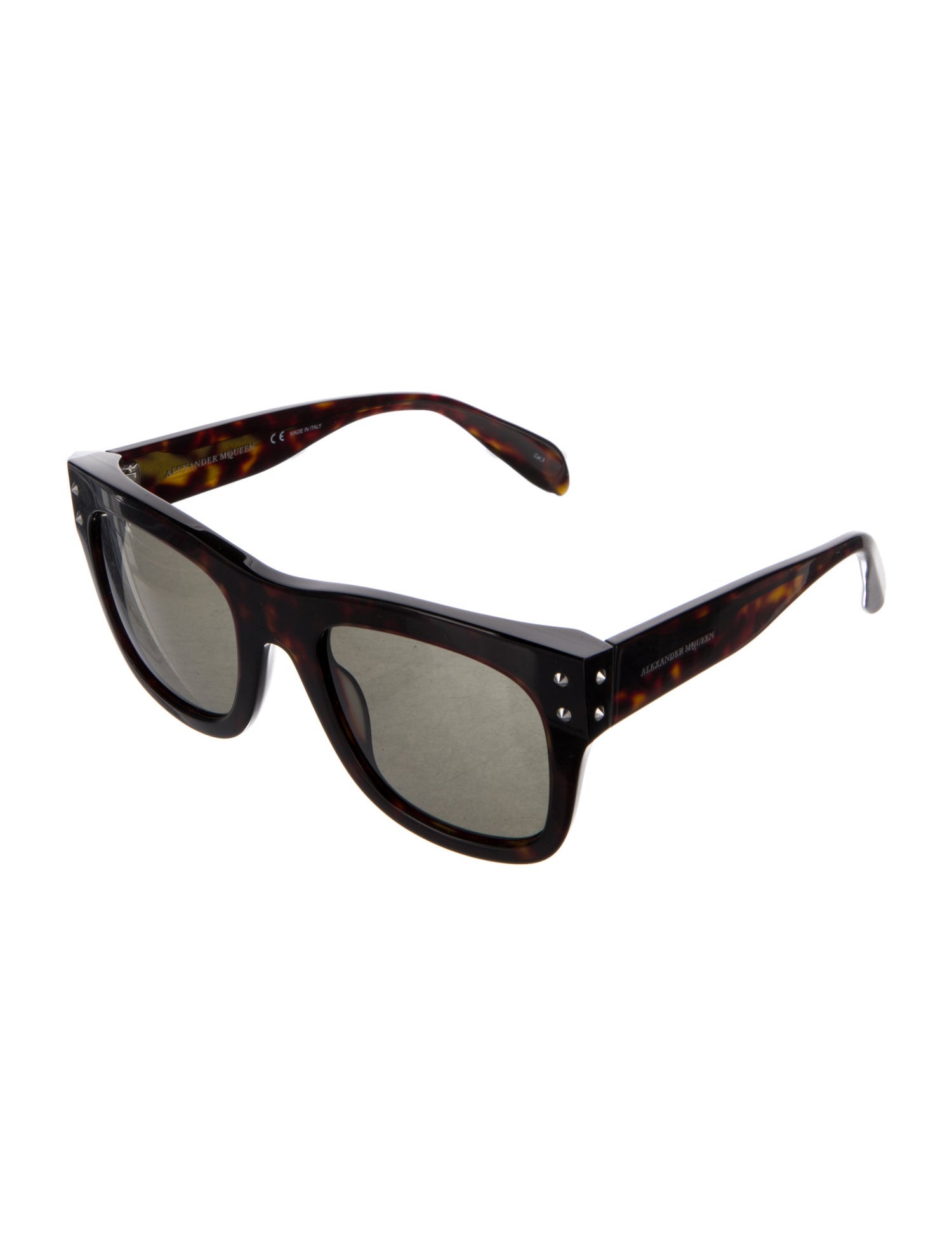 Alexander McQueen Wayfarer Tinted Sunglasses