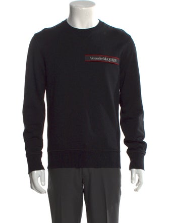 Alexander McQueen Graphic Print Crew Neck Sweatshirt