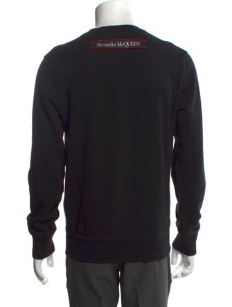 Alexander McQueen Graphic Print Crew Neck Sweatshirt
