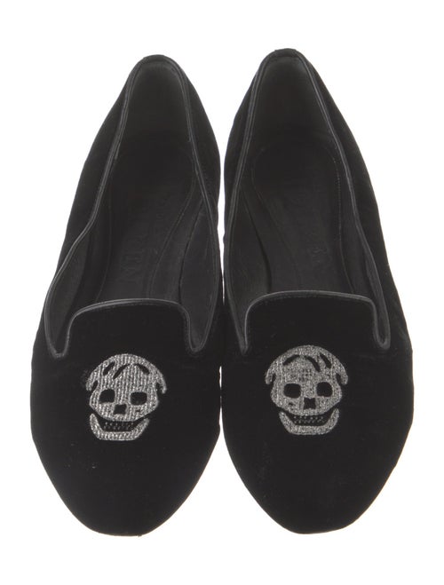Alexander McQueen Skull Suede Loafers