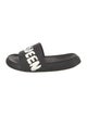 Alexander McQueen Rubber Graphic Print Slides