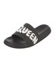 Alexander McQueen Rubber Graphic Print Slides