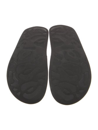 Alexander McQueen Rubber Graphic Print Slides