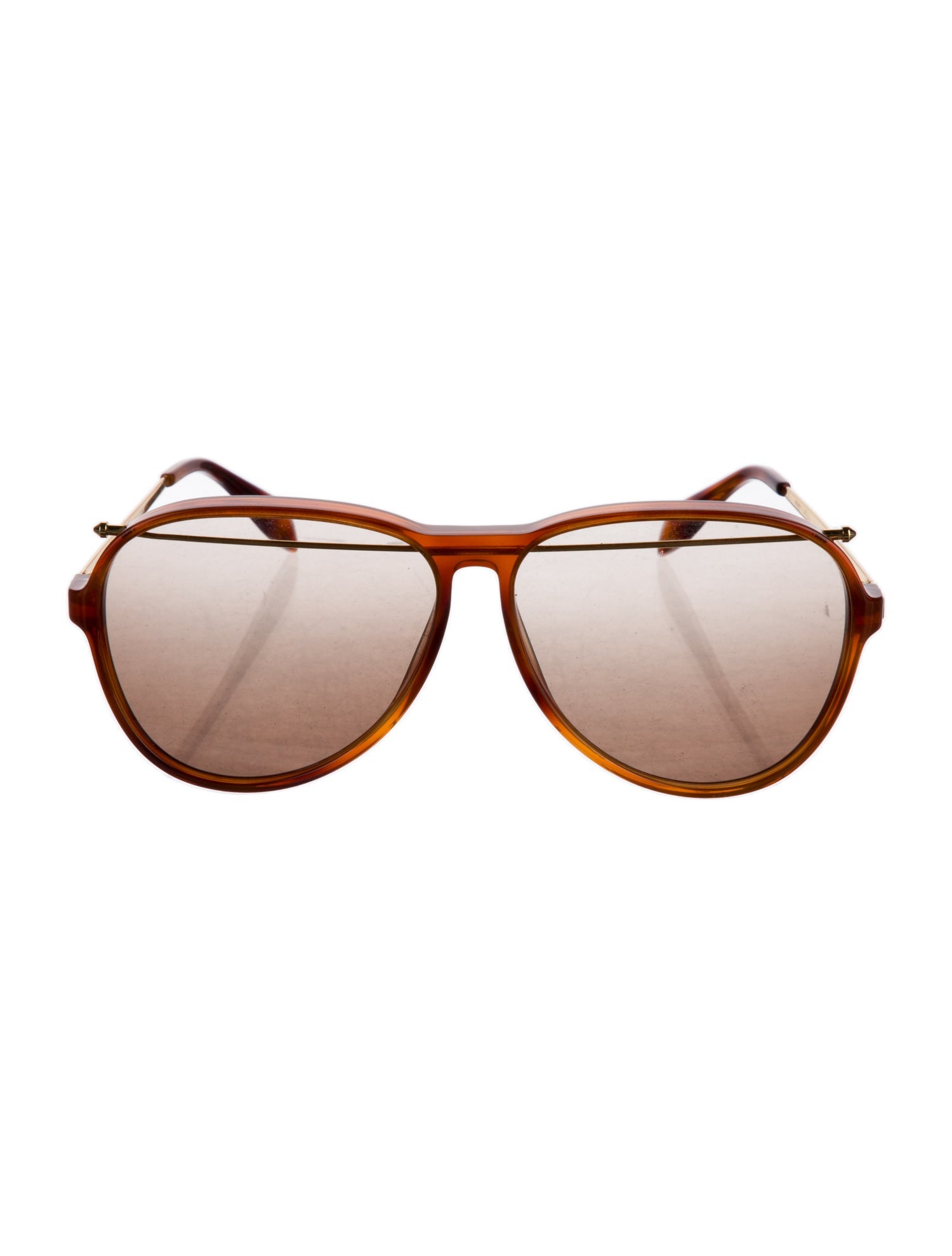 Alexander McQueen Aviator Gradient Sunglasses