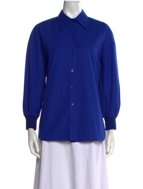 Alexander McQueen 2022 Long Sleeve Button-Up Top