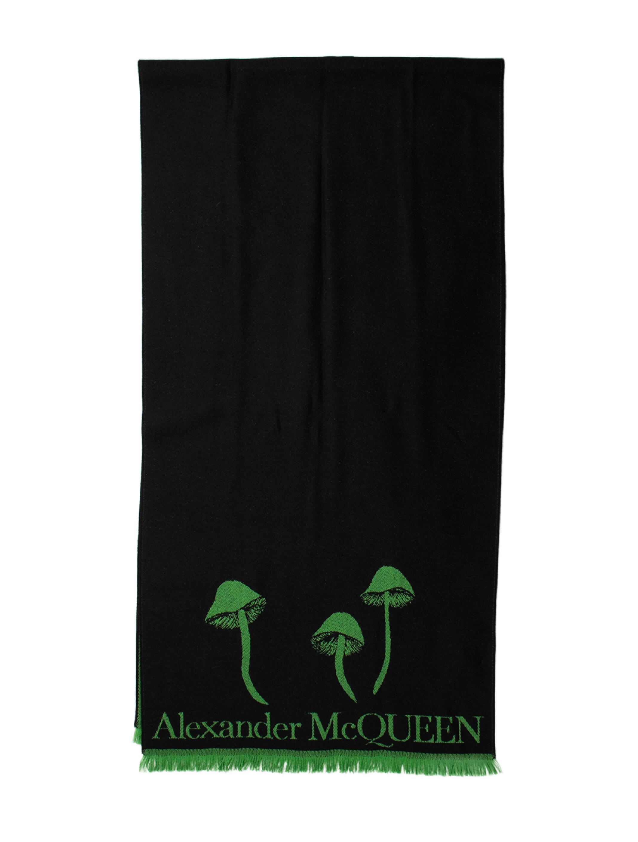 Alexander McQueen Wool Printed Scarf