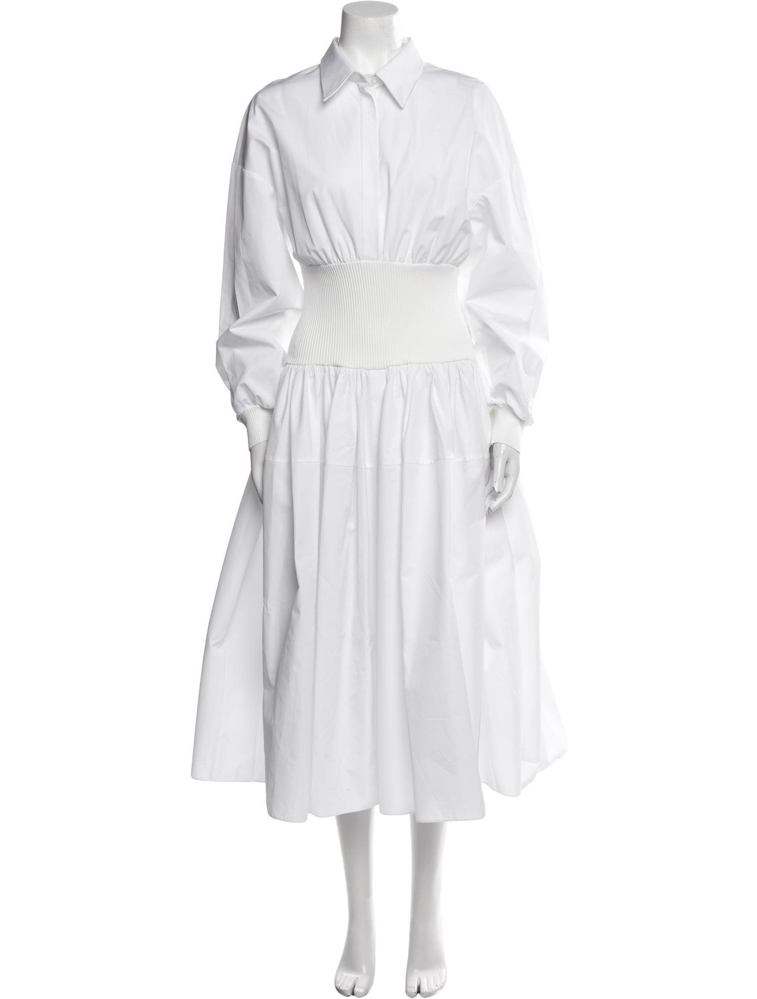 Alexander McQueen Long Dress - White Dresses, Clothing - ALE224770 ...