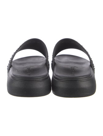 Alexander McQueen Rubber Printed Slides