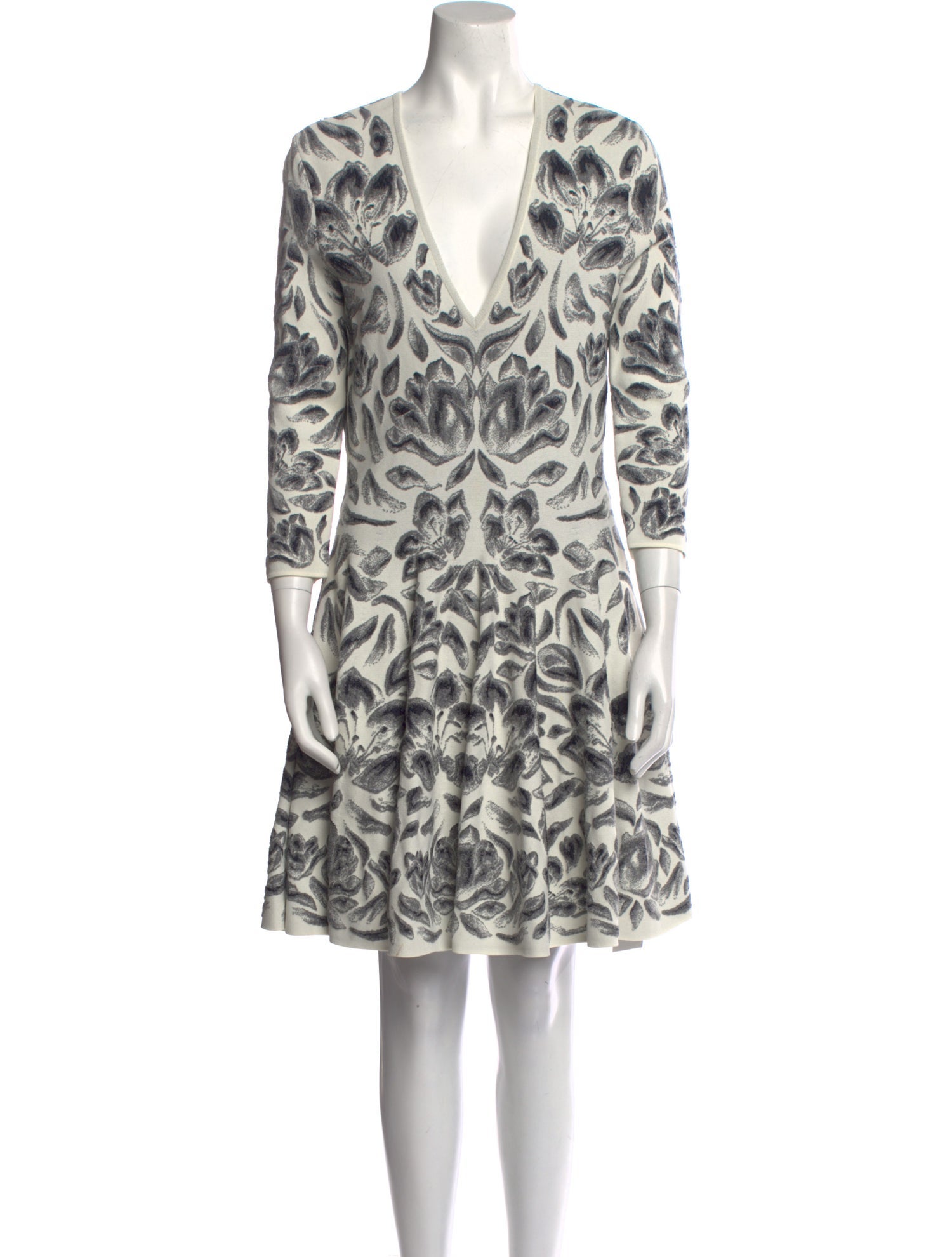 Alexander McQueen Printed Mini Dress