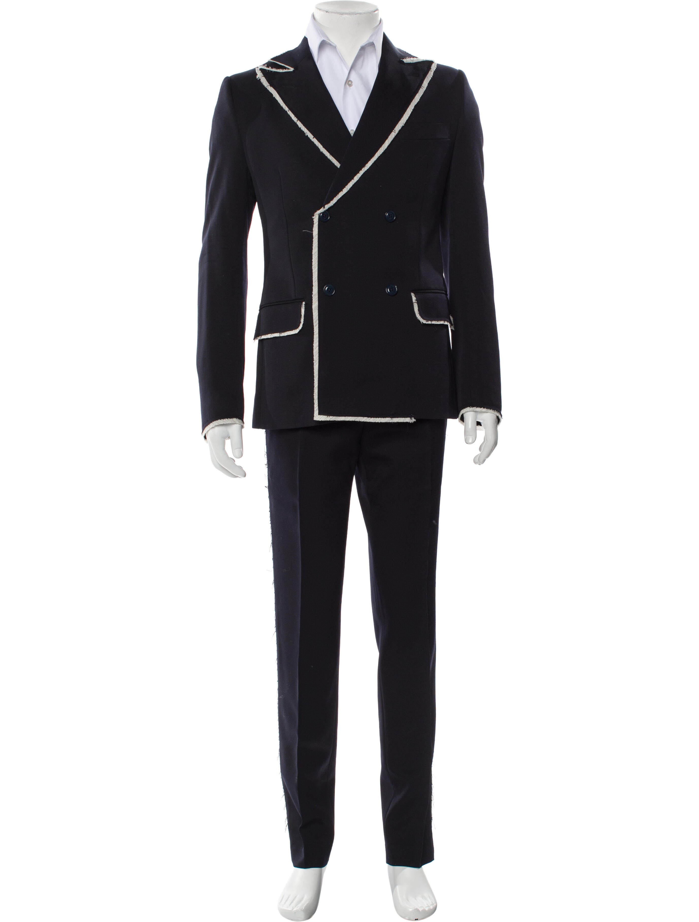 Alexander McQueen Wool Striped Blazer