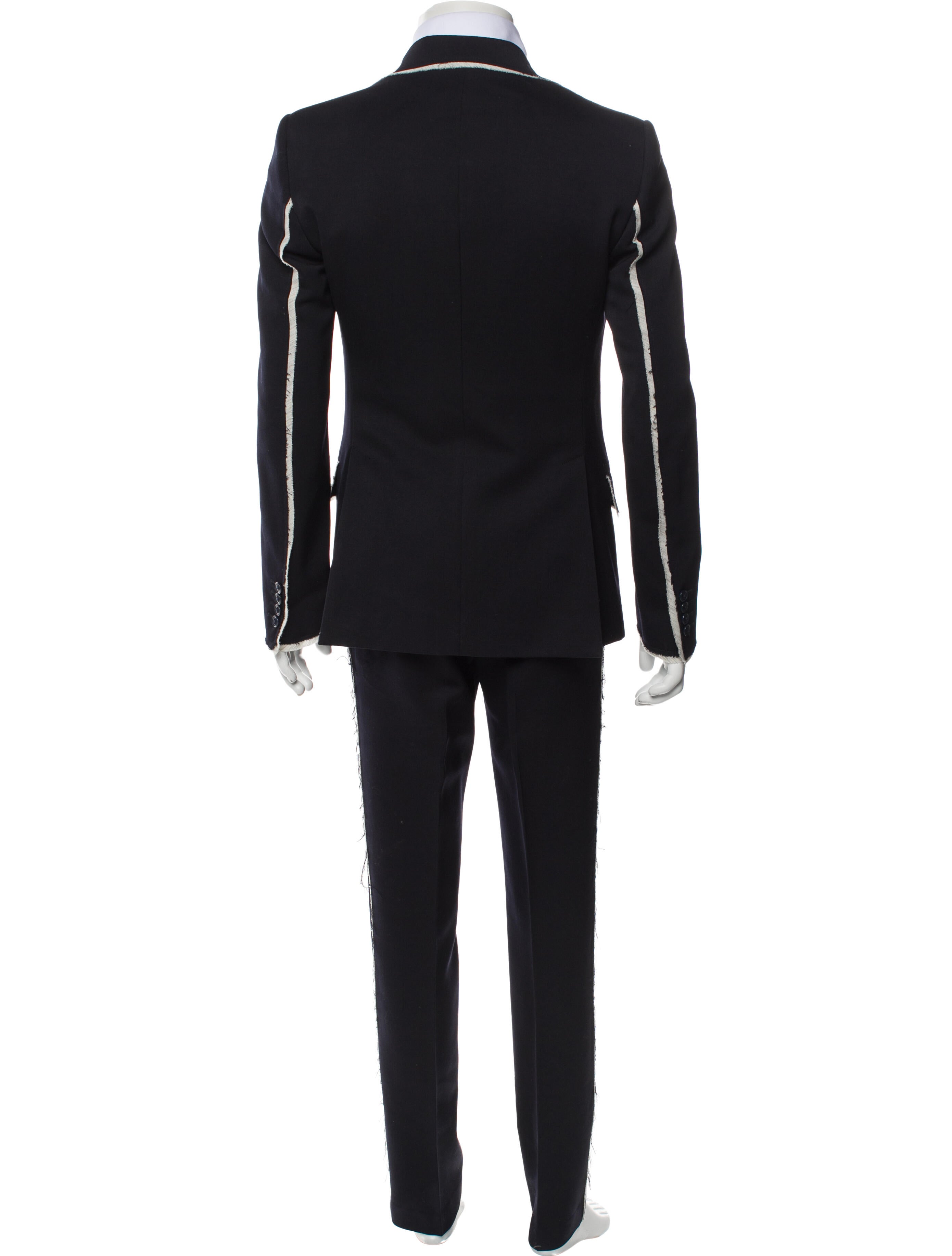 Alexander McQueen Wool Striped Blazer