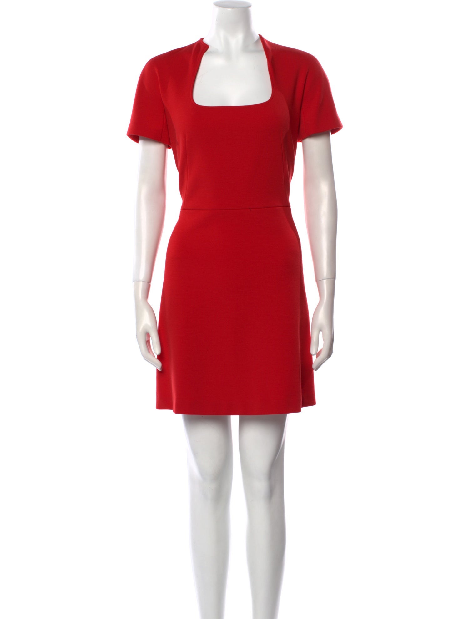 Alexander McQueen Virgin Wool Mini Dress