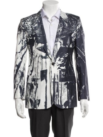 Alexander McQueen Printed Blazer
