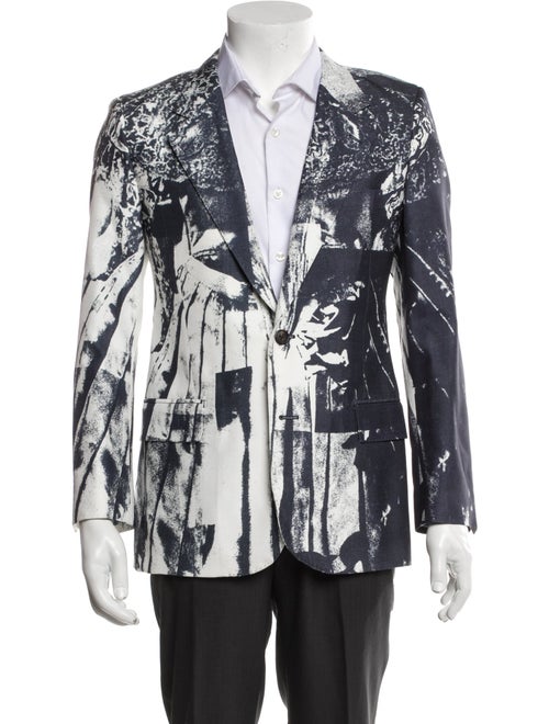 Alexander McQueen Printed Blazer
