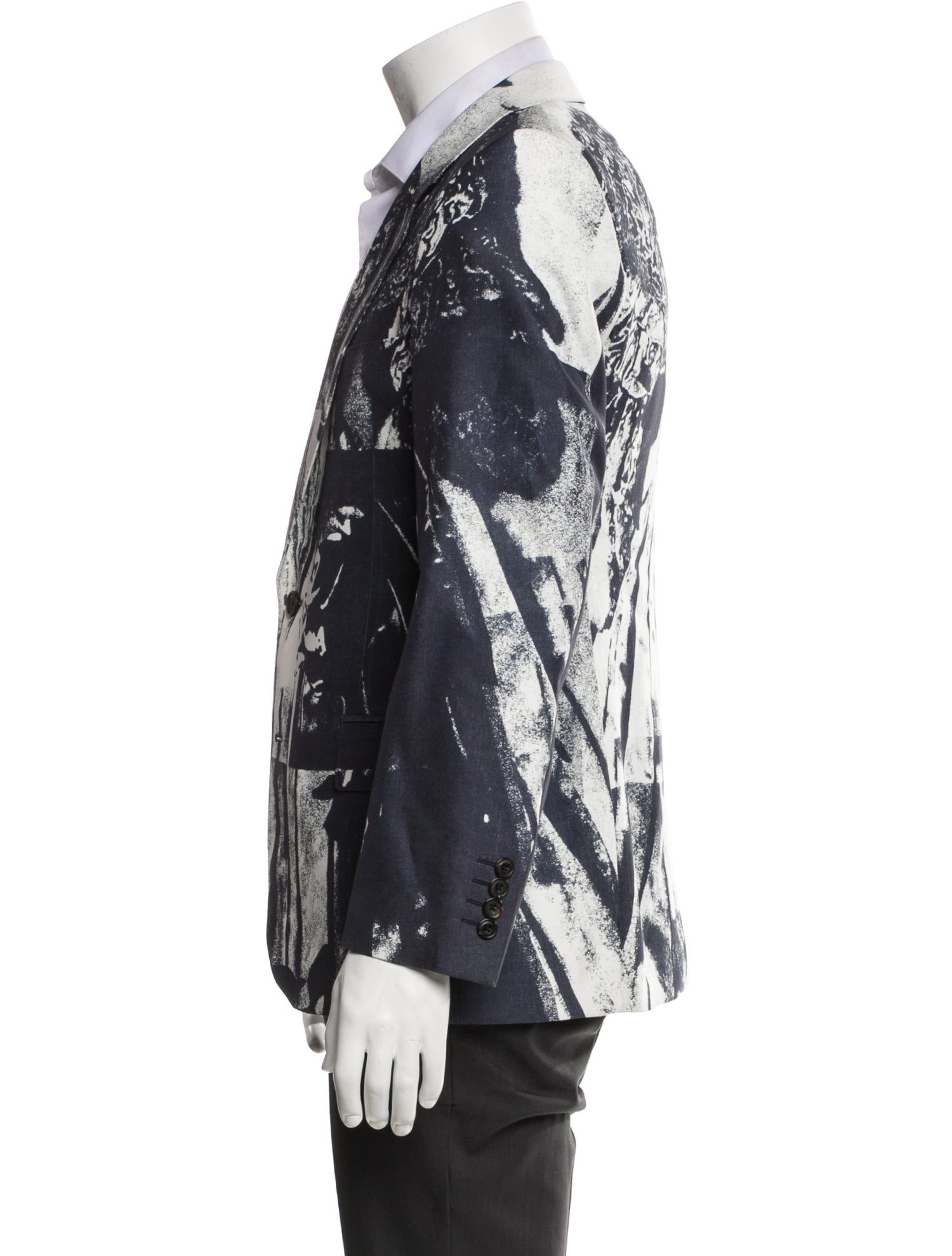 Alexander McQueen Printed Blazer