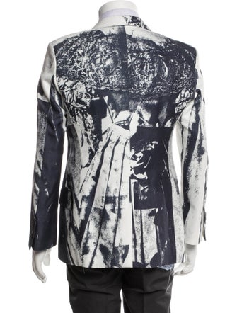 Alexander McQueen Printed Blazer