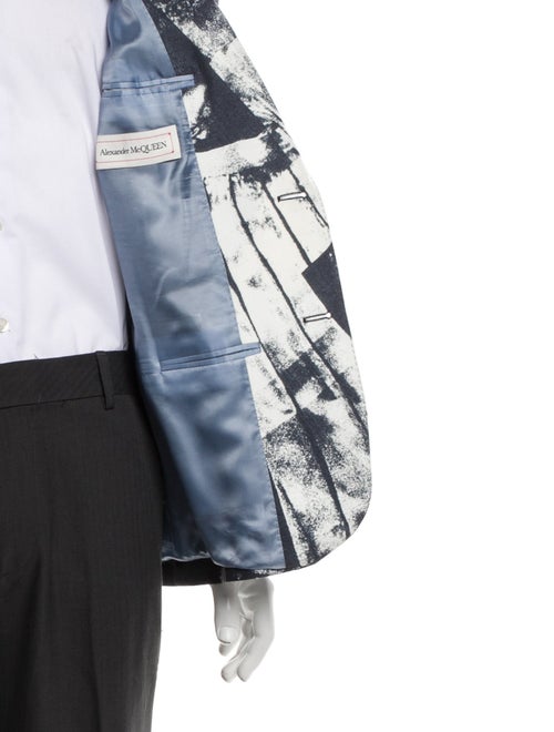 Alexander McQueen Printed Blazer