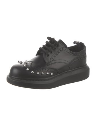 Alexander McQueen Leather Studded Accents Brogues