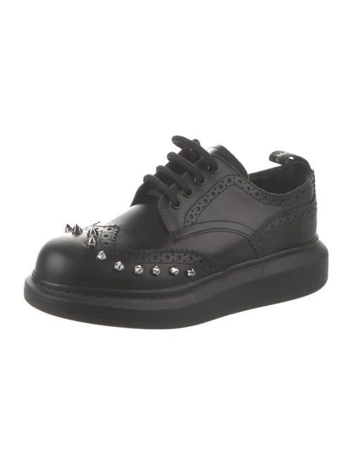 Alexander McQueen Leather Studded Accents Brogues