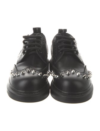 Alexander McQueen Leather Studded Accents Brogues