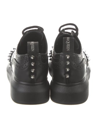 Alexander McQueen Leather Studded Accents Brogues