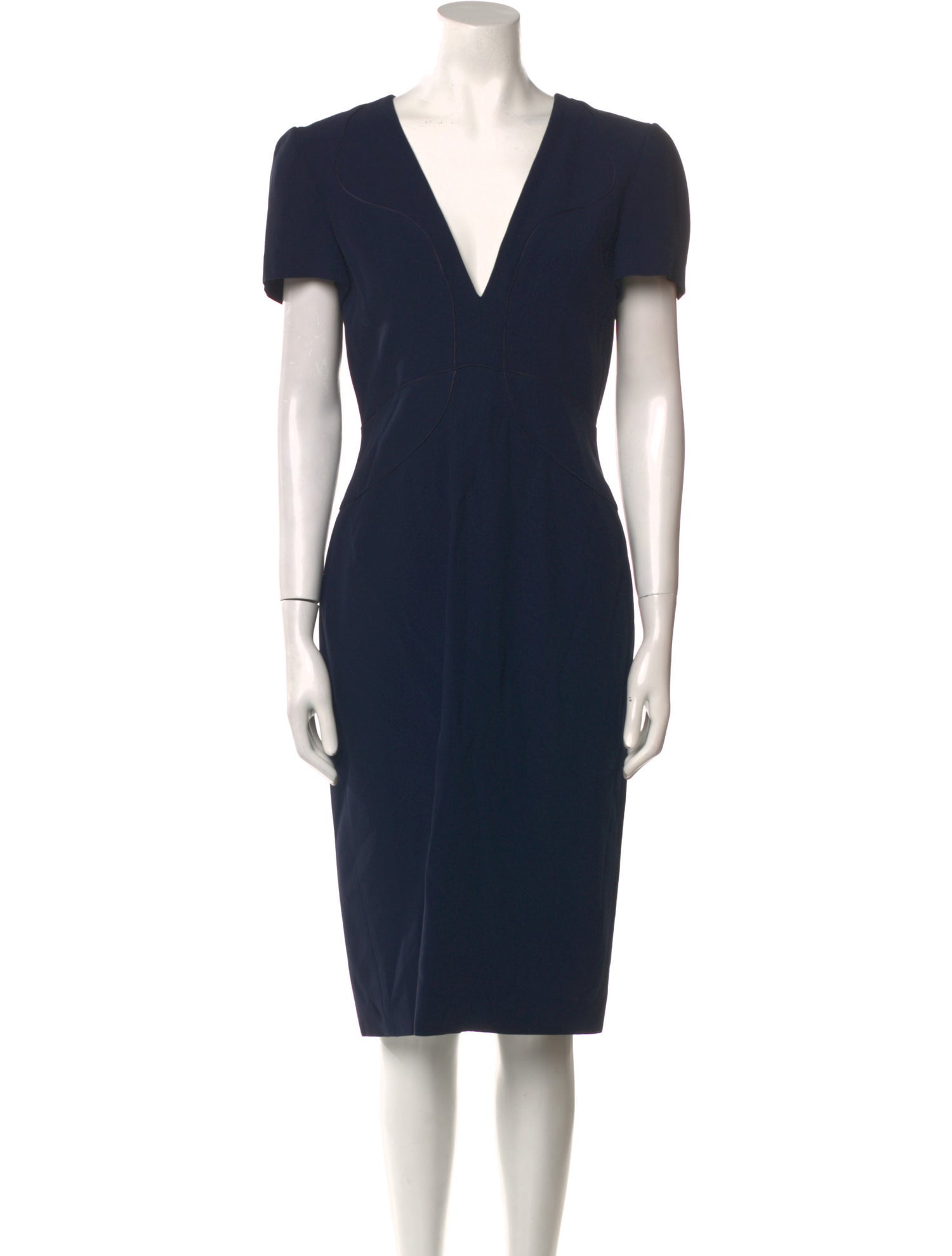 Alexander McQueen Lace Midi Length Dress