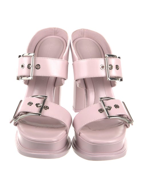 Alexander McQueen Leather Slides