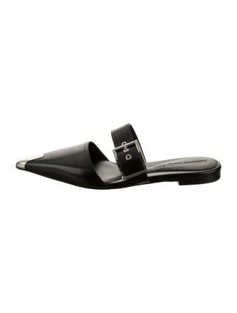 Alexander McQueen Leather Mules