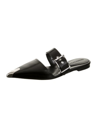 Alexander McQueen Leather Mules