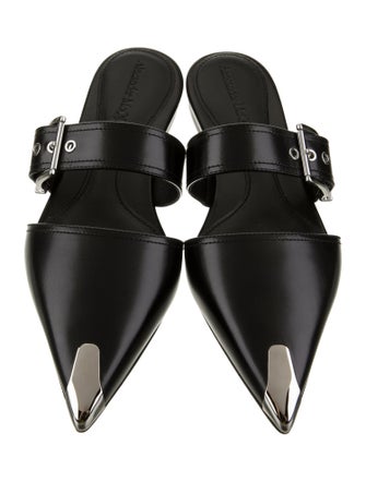 Alexander McQueen Leather Mules