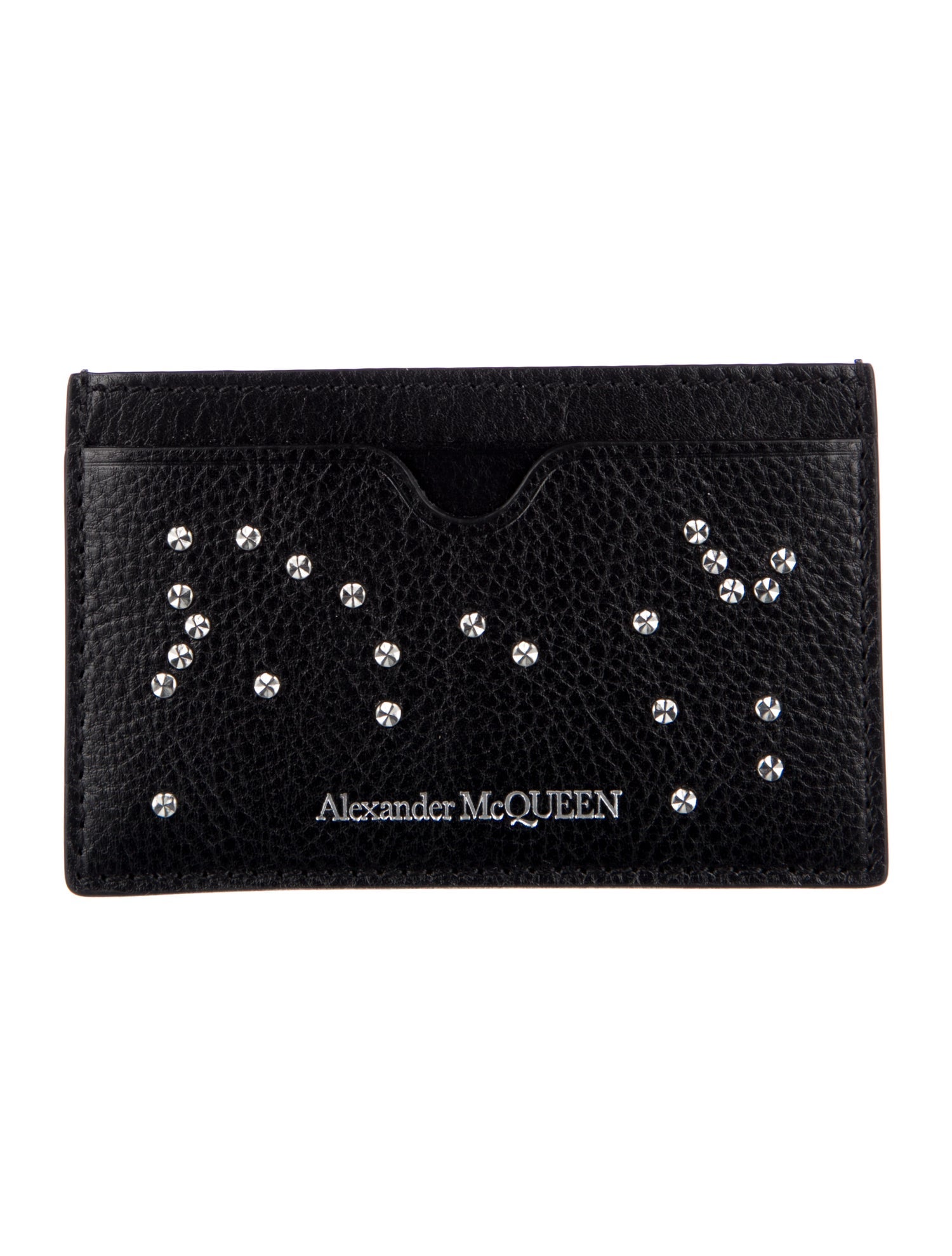 Alexander McQueen Leather Printed Card Holder