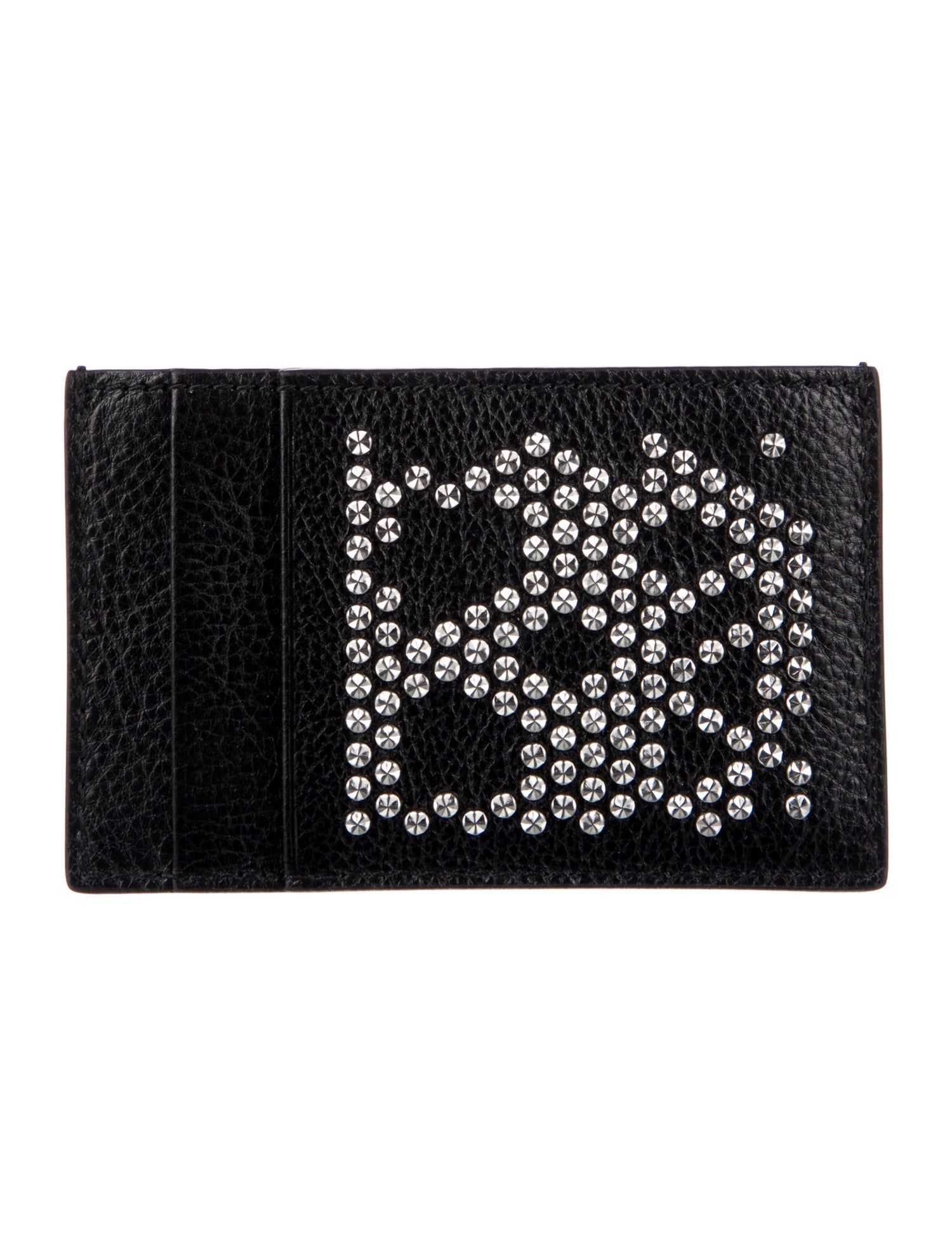 Alexander McQueen Leather Printed Card Holder