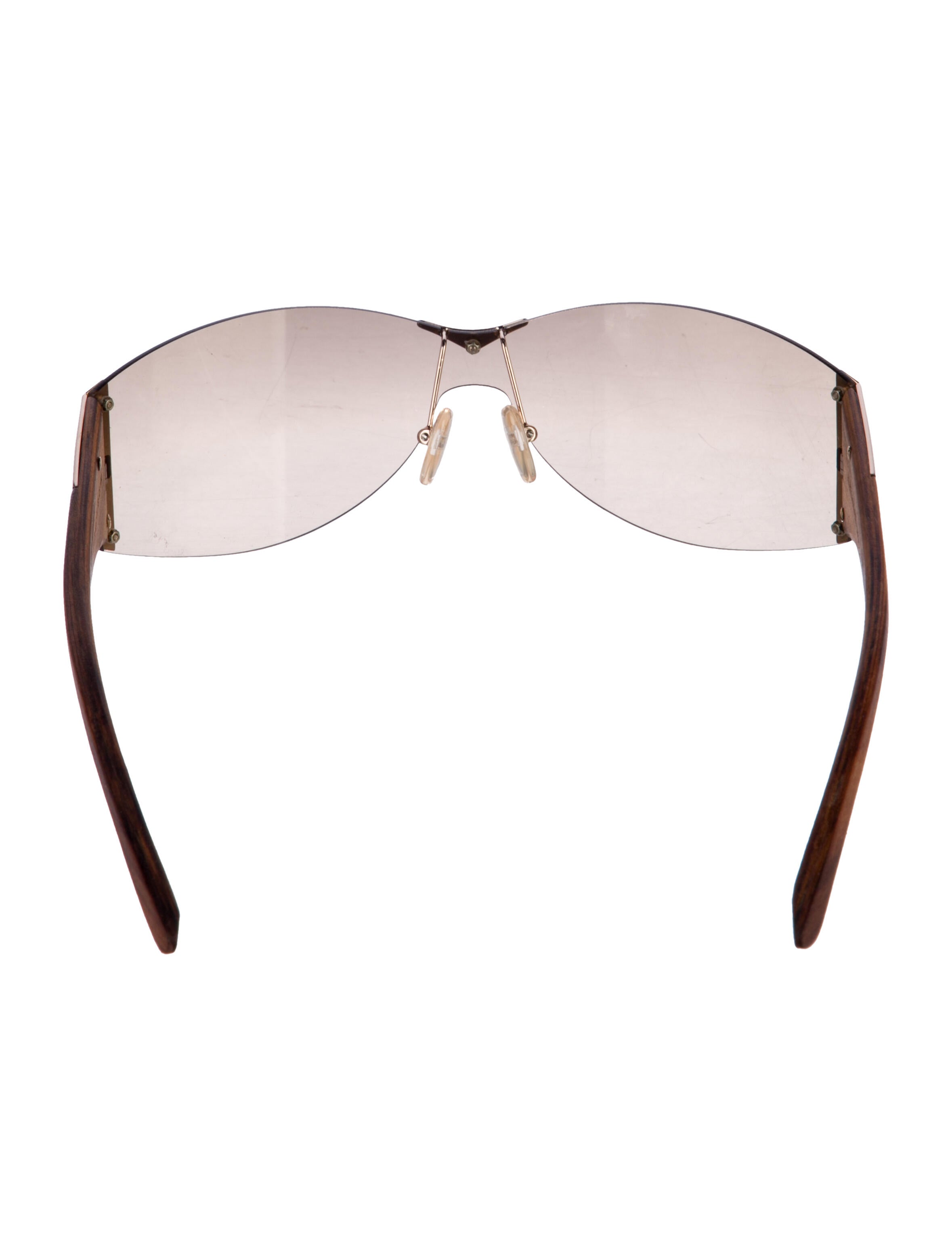 Alexander McQueen Shield Tinted Sunglasses