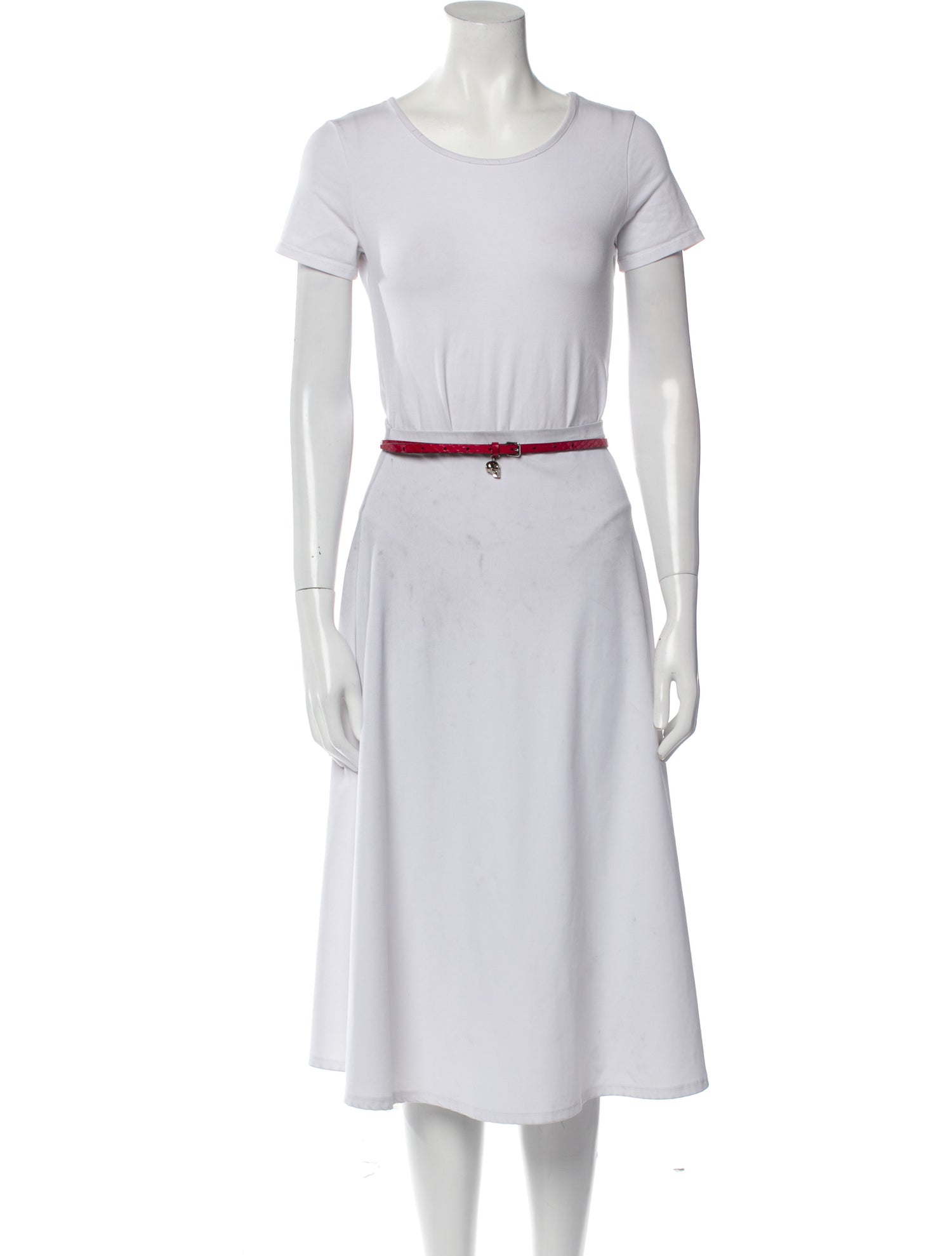 Alexander McQueen Skull Skinny Waist Belt