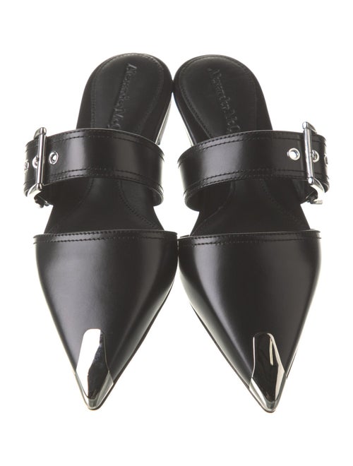 Alexander McQueen Leather Mules
