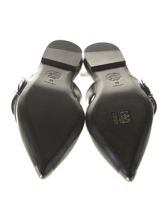 Alexander McQueen Leather Mules