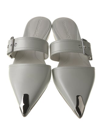 Alexander McQueen Leather Mules