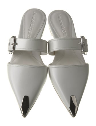Alexander McQueen Leather Mules