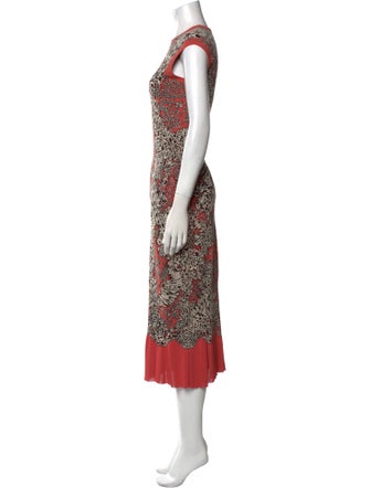 Alexander McQueen Printed Long Dress