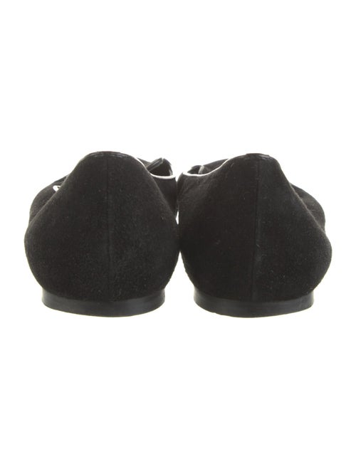 Alexander McQueen Skull Suede Flats