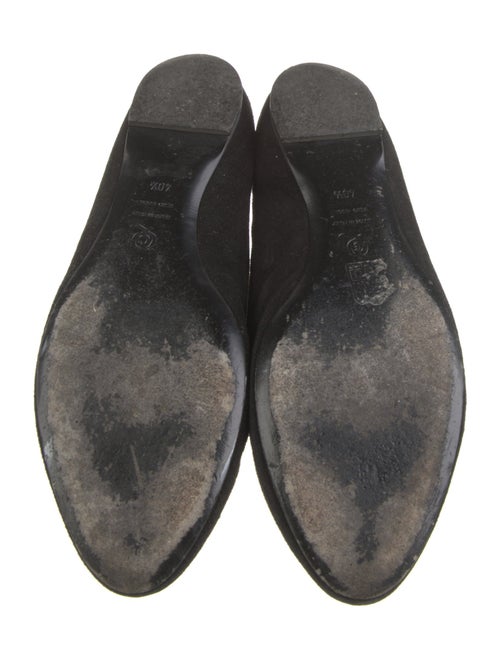 Alexander McQueen Skull Suede Flats