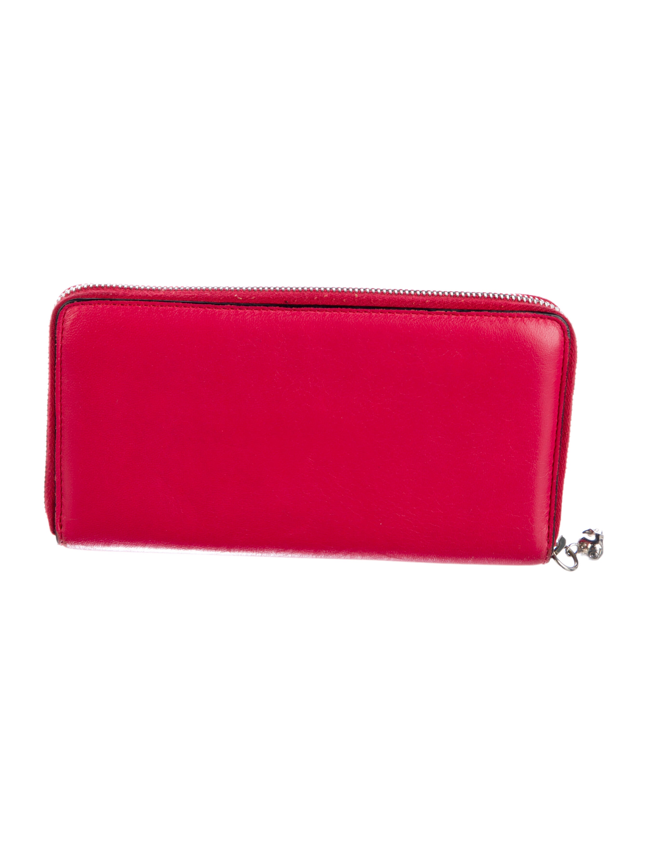 Alexander McQueen Skull Leather Continental Wallet