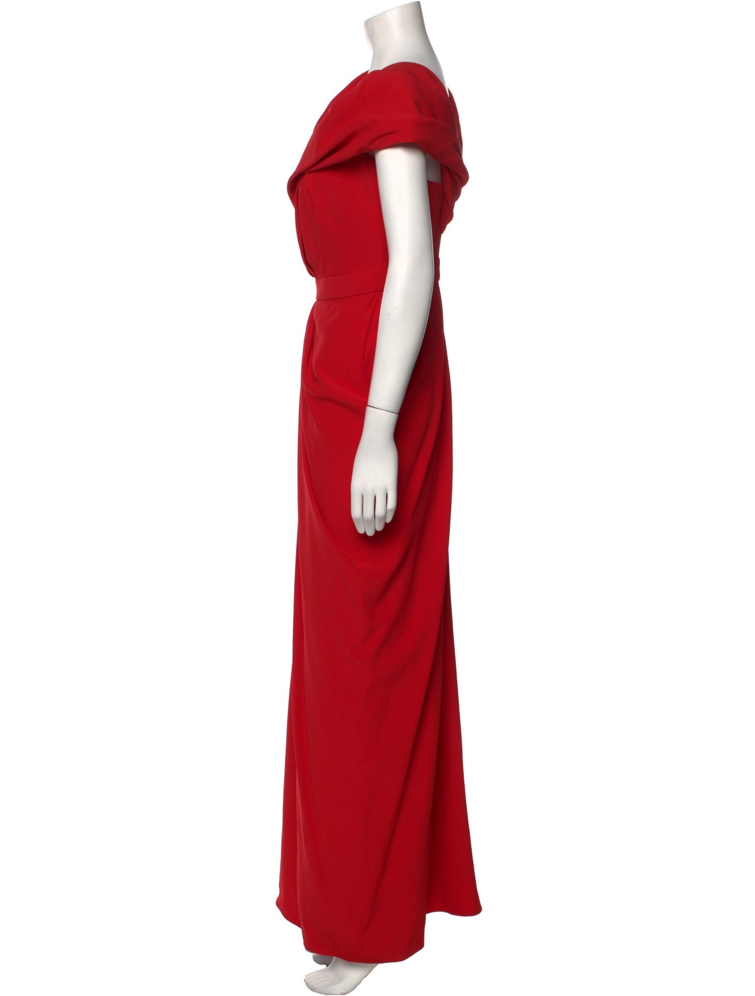 Alexander McQueen V-Neck Long Dress