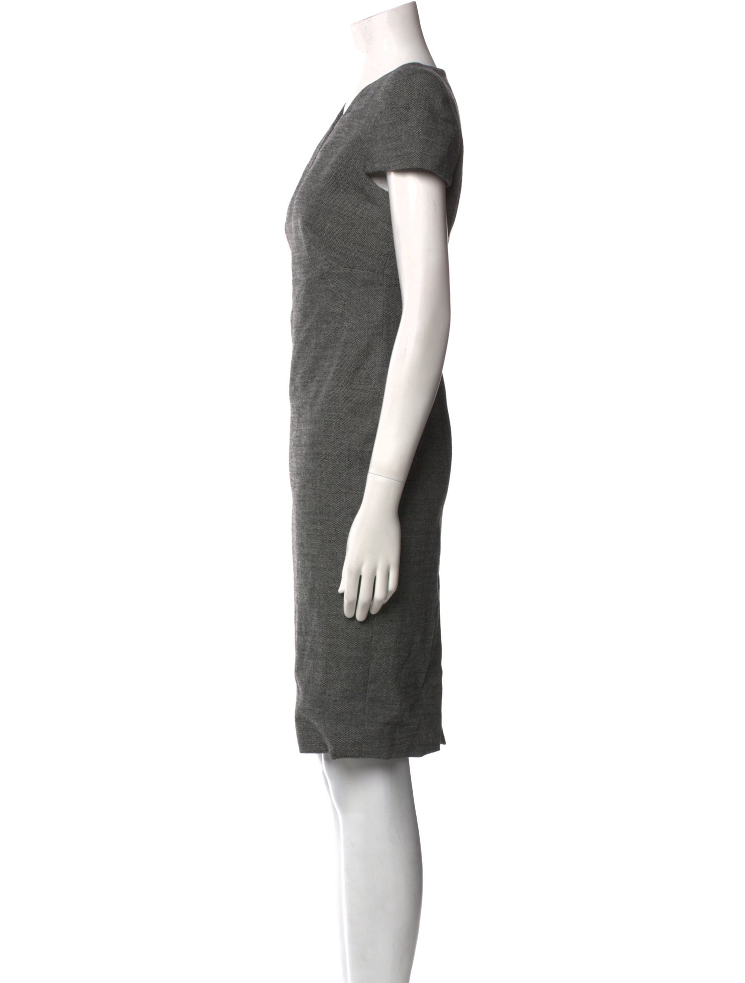 Alexander McQueen Wool Knee-Length Dress