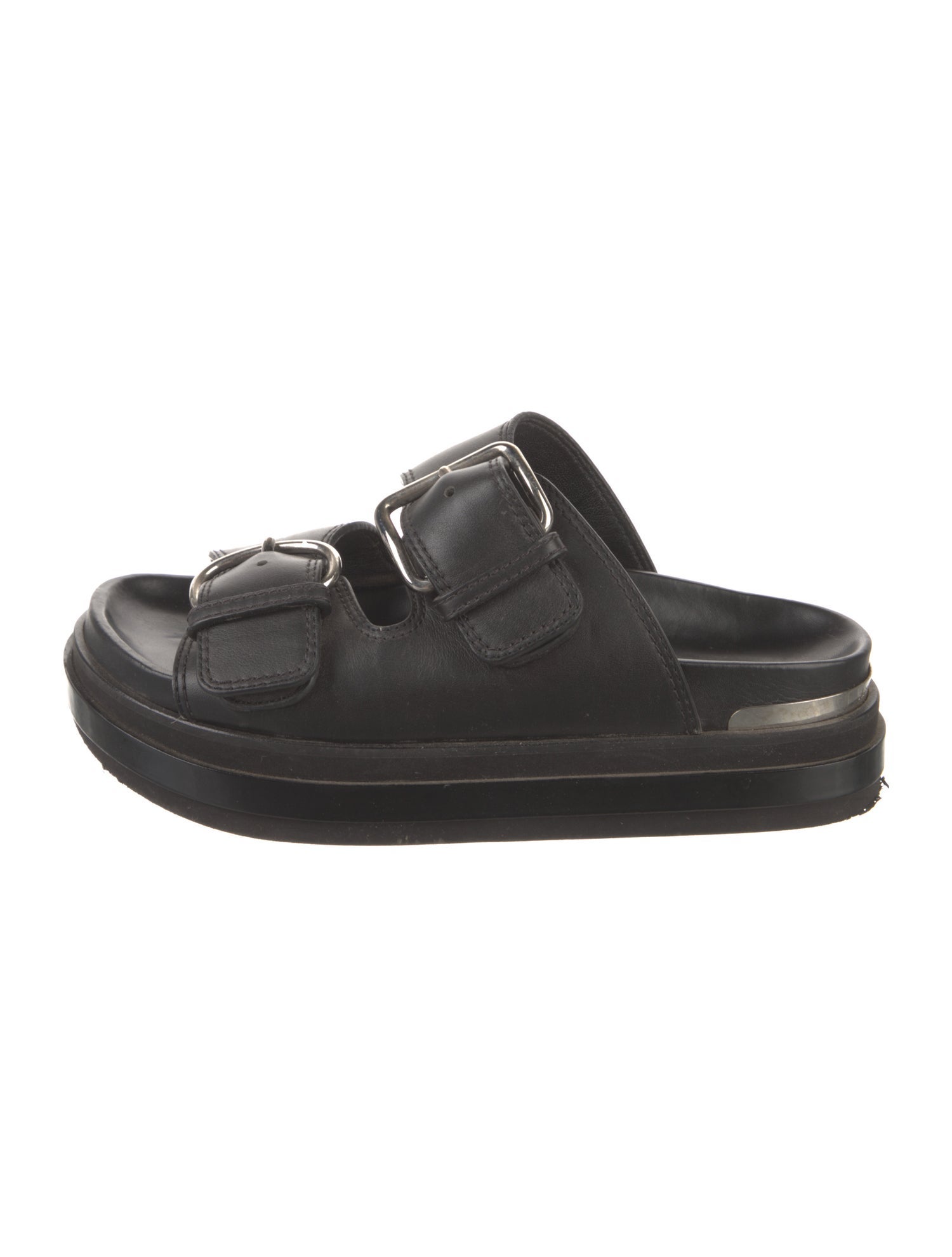 Alexander McQueen Leather Slides