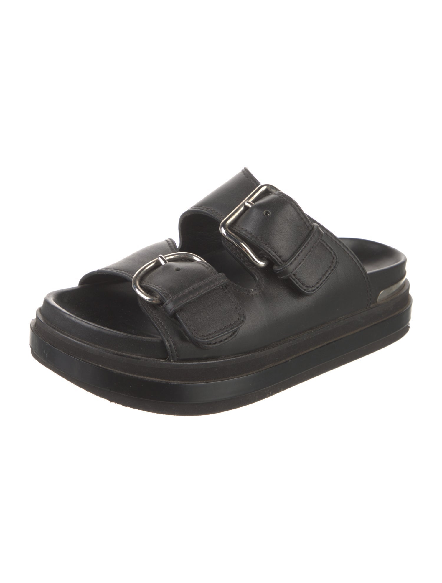 Alexander McQueen Leather Slides
