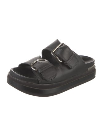 Alexander McQueen Leather Slides