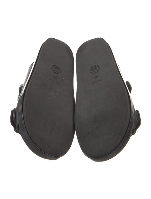 Alexander McQueen Leather Slides